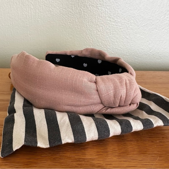 Lele Sadoughi Accessories - NWT - Nectar linen topknot headband
